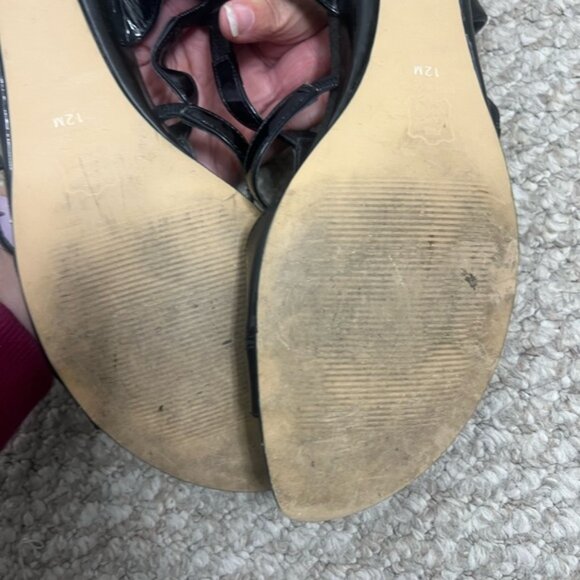 Ros Hommerson Vintage Sandal Heel black size 12 - Picture 7 of 10